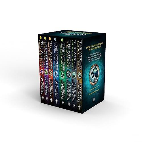 The Witcher Boxed Set: The Last Wish, Sword of Destiny, Blood of Elves, Time of Contempt, Baptism of Fire, The Tower of The Swallow, The Lady of the Lake, Season of Storms: 1-8