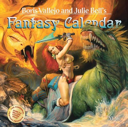 Arte fantástico en tu pared: El calendario 2026 de Boris Vallejo y Julie Bell