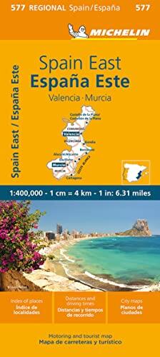 Mapa Regional España Este - Comunidad Valenciana, Murcia (11577): Straßen- und Tourismuskarte 1:400.000: 577
