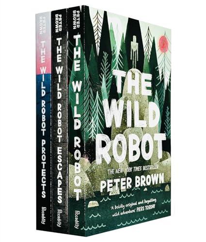 Piccadilly Press UK Ltd Colección de Libros de la Serie 3 de Wild Robot (El Robot Salvaje, El Robot Salvaje escapa y El Robot Salvaje Protege)