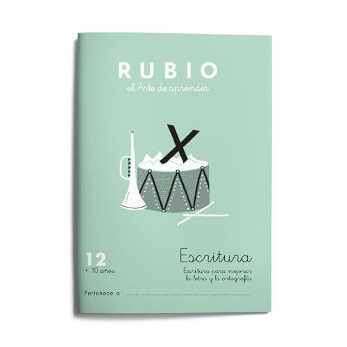 Cuaderno RUBIO 12: Claves para mejorar la caligrafía y la ortografía en preadolescentes
