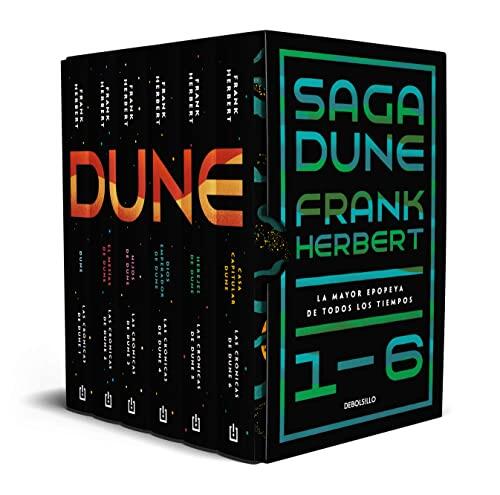 Saga Dune 1-6. La mayor epopeya de todos los tiempos: (edición estuche con: Dune | El mesías de Dune | Hijos de Dune | Dios emperador de Dune | ... Casa capitular Dune) (Best Seller | Ficción)