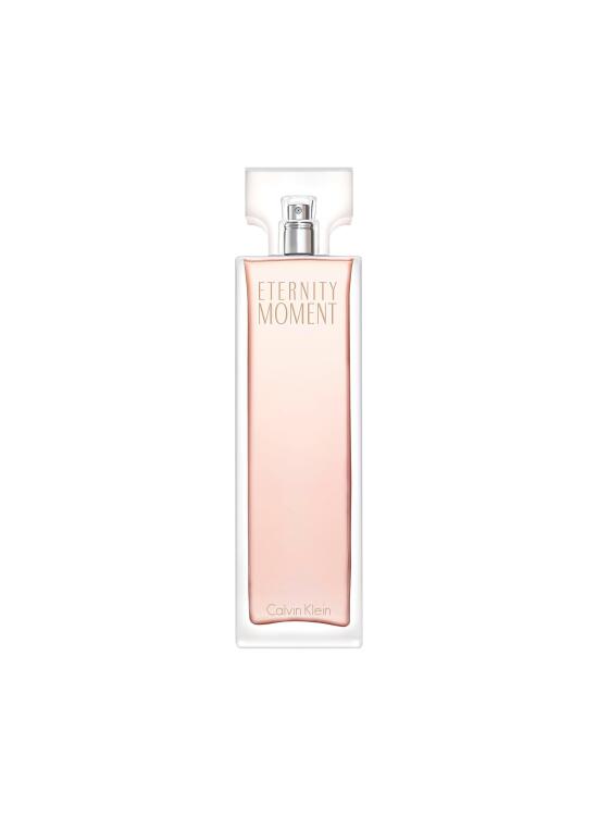 CALVIN KLEIN Eternity Moment - Eau de Parfum para mujer |Fragancia femenina afrutada y floral con notas de guayaba, granada y madera de rosas | 100 ml