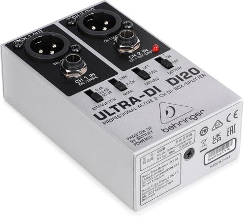 Análisis técnico de la Behringer DI20: Solución versátil para conversión de señales