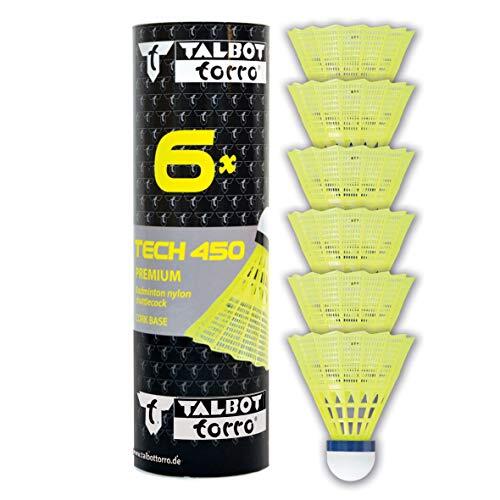 Talbot Torro Raqueta de Bádminton Tech 450 | Marco de Aluminio y Eje de Acero | Cuerda multifilamento | Ideal para Jugadores Ocasionales y Principiantes | Peso Ligero