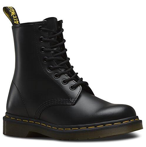 Dr. Martens 1460 - Botas con cordones para unisex, color negro (black smooth), talla 39