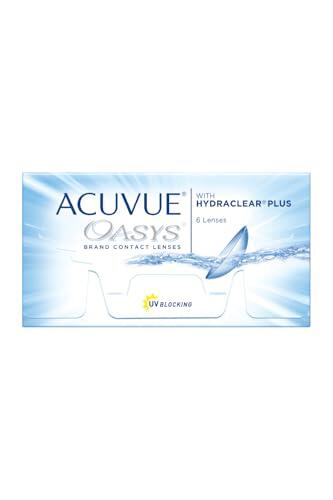 ACUVUE® OASYS with HYDRACLEAR® PLUS - Reemplazo Quincenal - protección UV - 6 lentes