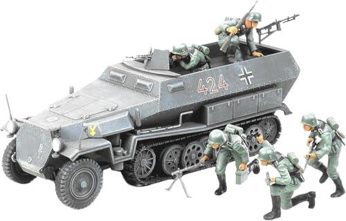 Análisis y características del modelo a escala del transporte blindado alemán Hanomag SdKfz 251/1 de Tamiya