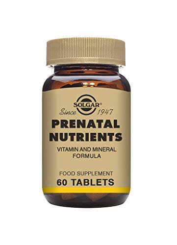 Solgar Nutrientes Prenatales Para Embarazo Y Lactancia - Comprimidos, Multicolor, 60 tabletas, Vanilla