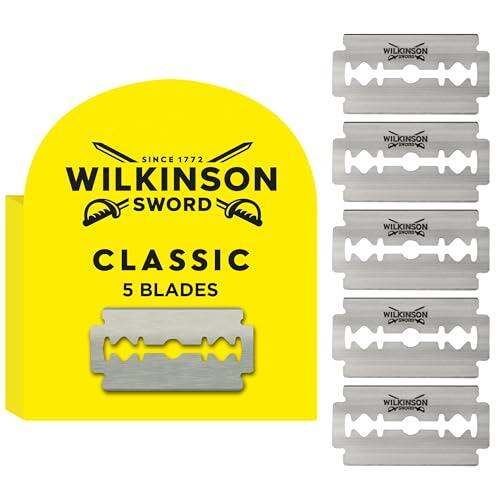 Wilkinson Sword Classic - Cargador de 5 Cuchillas de Afeitar de Doble Filo