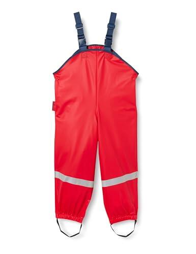 Playshoes Pantalones de Barro, Monos de lluvia para Unisex niños, Rojo (Red), 74