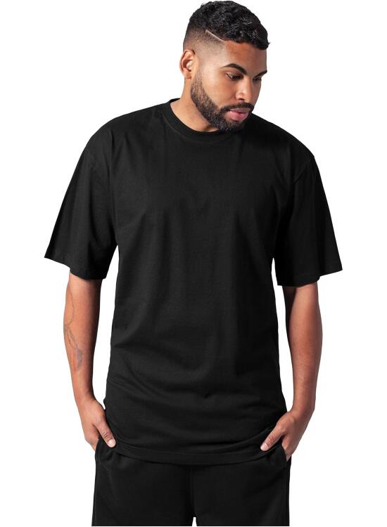 URBAN CLASSICS Camisetas básicas de manga corta para hombre, holgada, cuello redondo, de algodón en distintos colores, Tallas XS - XXL