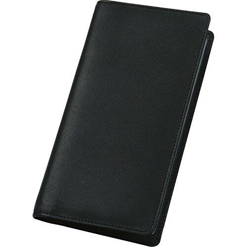 ALASSIO 41006 - Álbum de Tarjetas de Visita de Piel sintética, Funda para Tarjetas de Visita en Negro, Funda para Tarjetas de Visita, Aprox. 20 x 11,5 x 1,5 cm, Carpeta para 120 Tarjetas