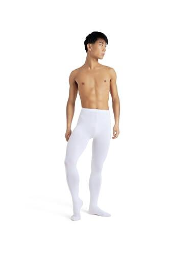 Capezio Mallas con pies para Hombre, 40 guaridas, Color Blanco teñible, XXL (Pack de 3) 126 cm