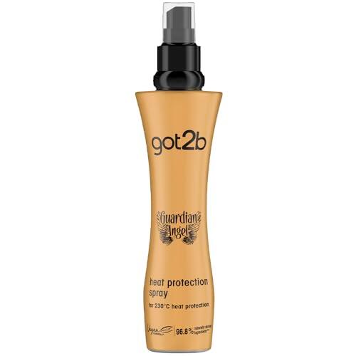 Got2b - Spray protector del calor Guardian Angel, 200 ml, Protege el pelo de los efectos del calor, Protección del calor hasta 220ºC