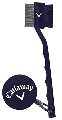 Callaway - Cepillo de Limpieza para Palos de Golf (Bolsillo, Cepillo), Color Negro