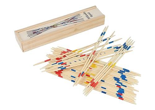 El clásico juego de Mikado: tradición, destreza y estrategia en madera