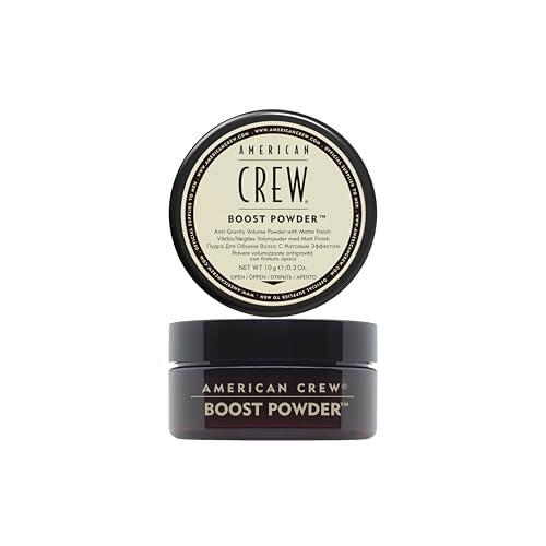 American Crew - Boost Powder, Polvo Voluminizador para el Pelo, Aporta Volumen, Cuerpo y Textura, Acabado Natural y Mate, Sin Brillo, Apto para Todo Tipo de Cabellos - 10 g