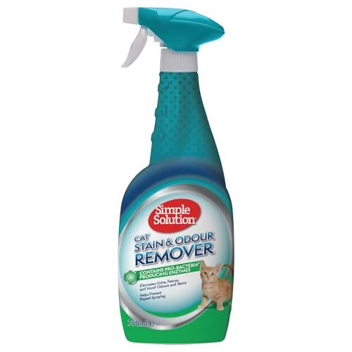 Simple Solution Spray quitamanchas y olores de mascotas para gatos 750ml