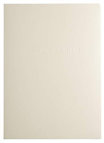 Carpeta de solicitud, 3 piezas con 1 sujeciones, Capacidad, 30 hojas de cartón de manila, 400 g, nature Future, DIN A4, marfil