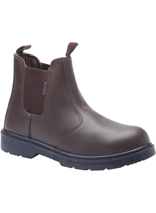 Botas de seguridad para Blackrock, puntera de acero, botas Chelsea, para hombre, mujer y niña, calzado de seguridad, jardinería, negro, equitación, patio, calzado sin cordones, ligero