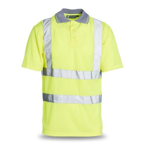 Blackrock Polo de seguridad de alta visibilidad , Camiseta Amarilla, Ropa de Trabajo Utilitaria y de Seguridad, Vestuario Laboral de Alta Visibilidad PPE, Unisex, Certificado EN20471 Clase 2