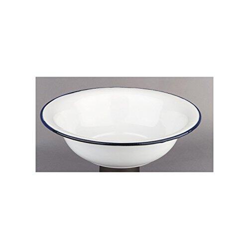 Ibili 903132 - Palangana de acero esmaltado vitrificado 32 cm Blanca