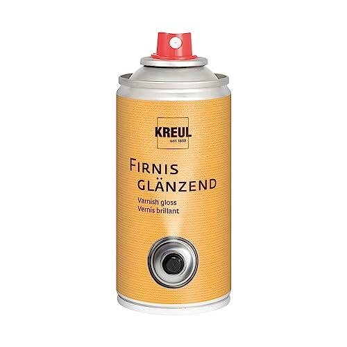 KREUL 811150 - Fijador brillante 150 ml spray Película protectora elástica, transparente y que no amarillea. Protección UV contra la decoloración