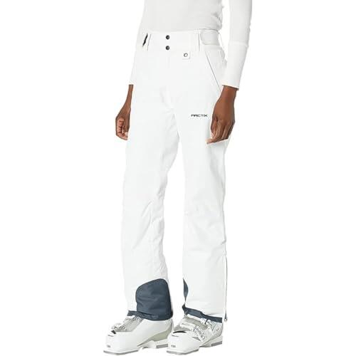 ARCTIX Arctix - Pantalones de Nieve para Mujer, Color Blanco, Talla S