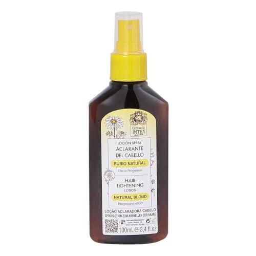 Camomila Intea – Loción aclarador de cabello Rubio Natural - Con extracto natural ecológico de manzanilla que aclara y protege el cabello – 100 ML