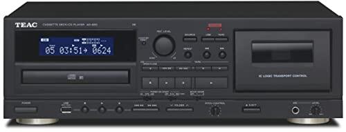 TEAC AD-RW900 - Grabador de CD y cassette para equipo de audio (3.5 mm, USB), negro