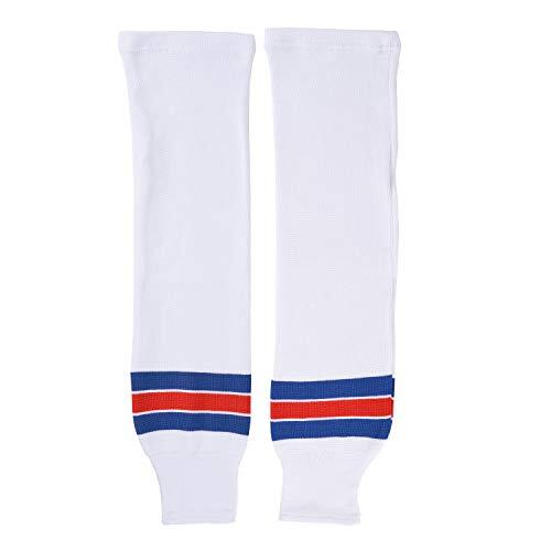 Sherwood - Calcetines para Adultos NHL - Senior, Blanco/Azul/Rojo