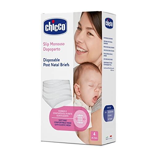 Chicco Mammy - Bragas monouso de Malla elásticas y Transpirables Postparto 4 ud, Talla única