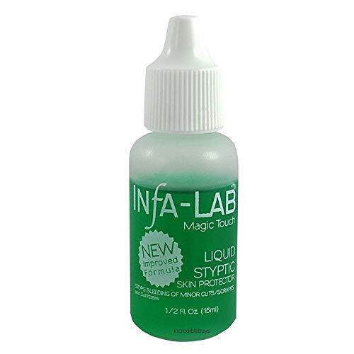 Infa-Lab Magic Touch - Protector líquido para uñas estípticas para detener el sangrado, InfaLab Infalab