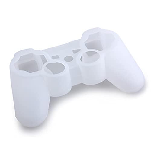 OSTENT Funda Protectora de Gel de Silicona Suave para Sony PlayStation PS2 PS3 Controller-Color White