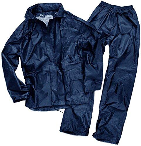 Traje Impermeable para Hombre de Mil-Tec, Hombre, Color Azul Marino, tamaño Extra-Large