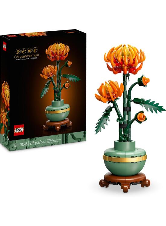 Flores que Duran para Siempre: Un Crisantemo de LEGO para Armar