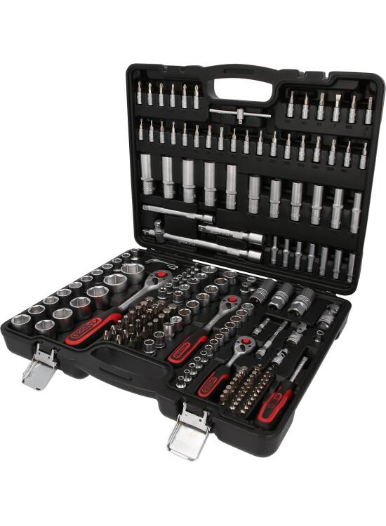 KS Tools 917.0779 1/4"+3/8"+1/2" Juego de llaves de vaso, 179 pzs