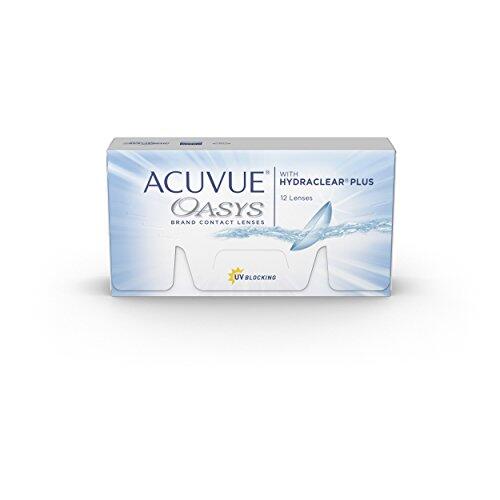 ACUVUE® OASYS with HYDRACLEAR® PLUS - Lentillas quincenales - protección UV - 12 lentes