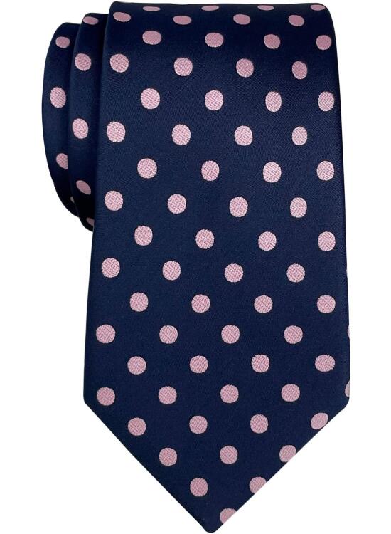 Retreez Corbata de microfibra con lunares de para hombres