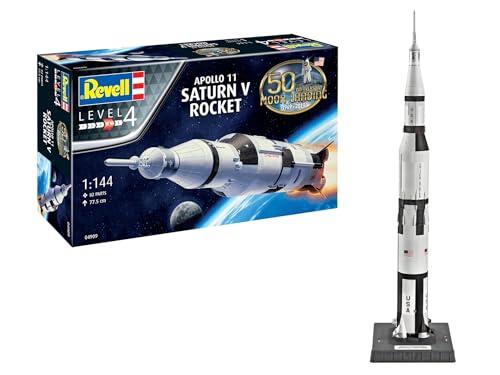 Revell - Maqueta Apollo Saturn V, Kit Modello, Escala 1:144 (4909) (04909)