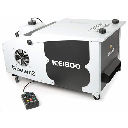 BeamZ ICE1800 - Máquina de humo bajo 1800W con DMX para DJs y discotecas | 1800W de potencia, control DMX, salida de humo constante y uniforme, para fiestas y discotecas