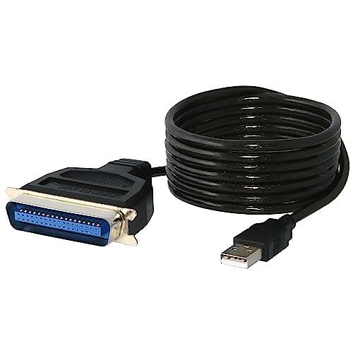 SABRENT Adaptador de cable de impresora USB a Paralelo IEEE 1284 [CB-CN36]