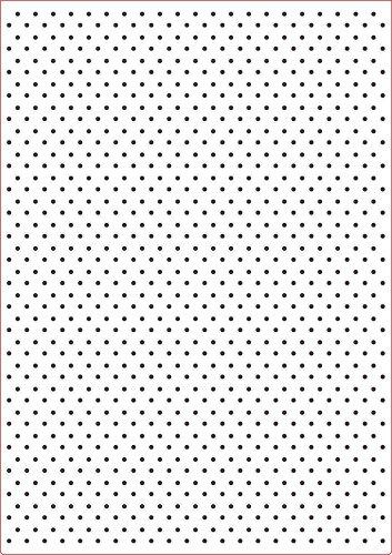 Darice 3605-001 - Carpetas de estampación, Plantilla Punto, 29,7 x 21 x 0,3 cm, Color Transparente