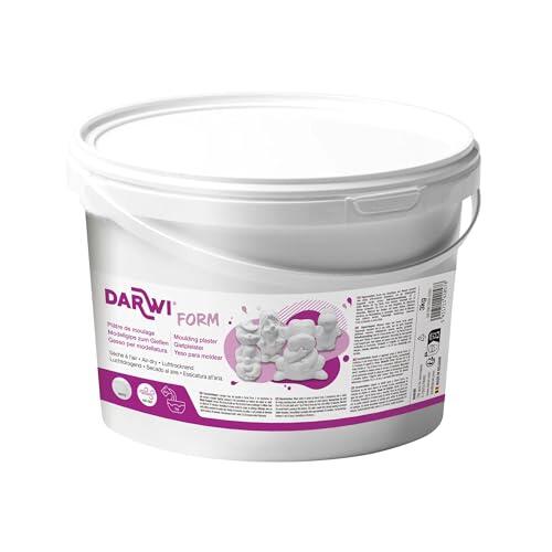 Darwi - Masilla de modelaje (3 kg), Color Blanco