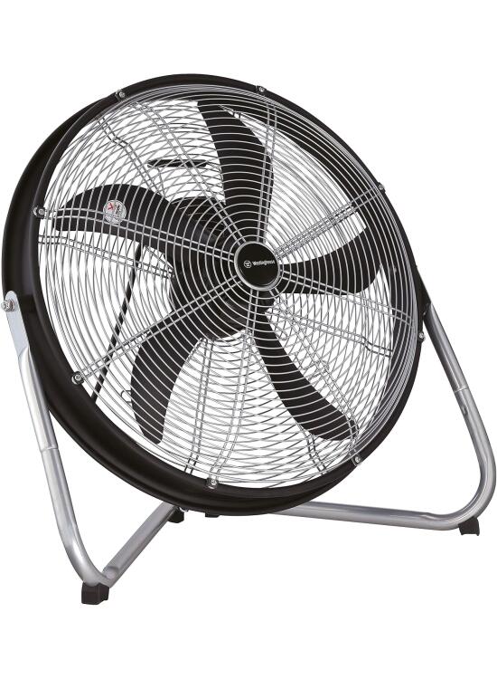 Westinghouse Yucon II - Ventilador de pie con 5 palas abs, 50 cm de diámetro, 120 W, color negro