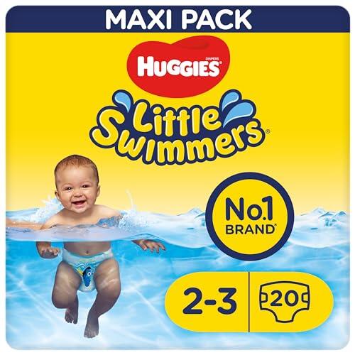 Disfruta del agua con tu bebé gracias a los pañales bañadores Huggies Little Swimmers Talla 2-3