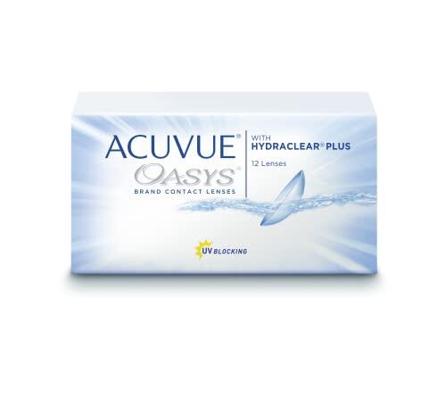 ACUVUE® OASYS with HYDRACLEAR® PLUS - Reemplazo Quincenal - protección UV - 12 lentes