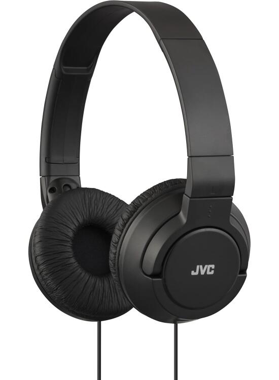 JVC HA-S180-B-E - Auriculares de Diadema Cerrados con Cable de 1,2m. Sistema Deep Bass. Color Negro.