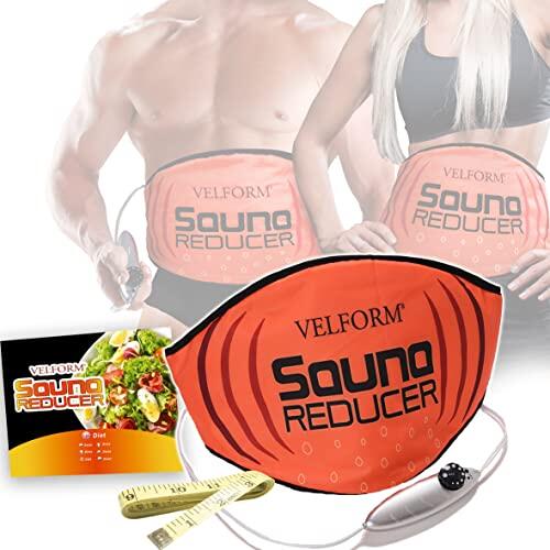 VELFORM Faja Reductora adelgazante Sauna Reducer, Sistema Reductor de Grasa, Adelgaza y estiliza Cintura, Abdominales, Estómago, Piernas, Caderas, Fitness en Casa, Unisex